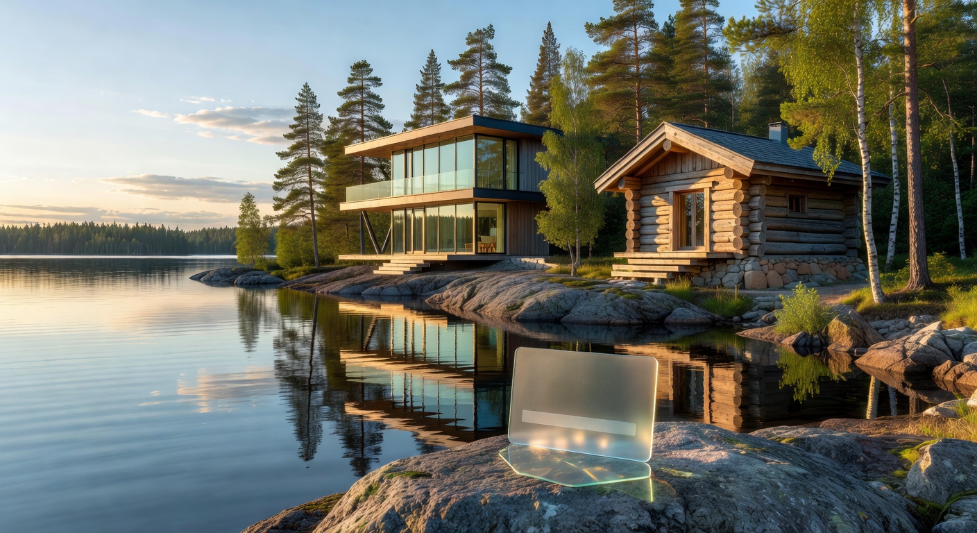 Modern Lakefront Villa in Finland